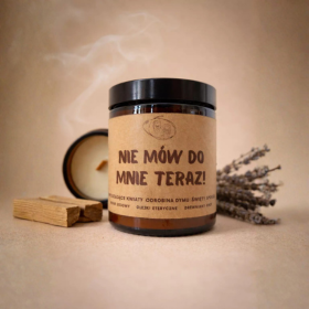 QMaćNać - Naturalna świeca sojowa w słoiku z bawełnianym knotem